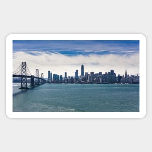 A view of the San Francisco Skyline Sticker